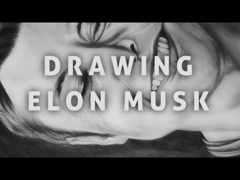 How to draw ELON MUSK || pencil shading - YouTube
