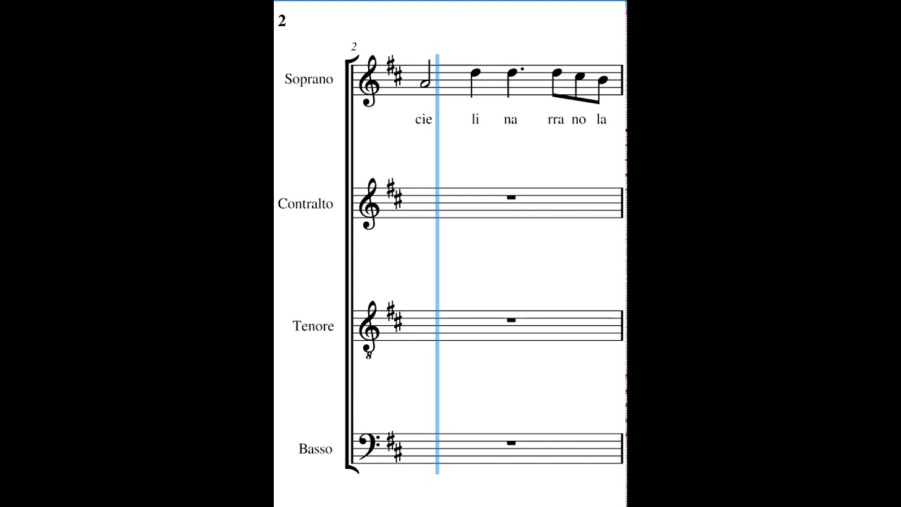 I cieli narrano Frisina soprani ritornello e strofa