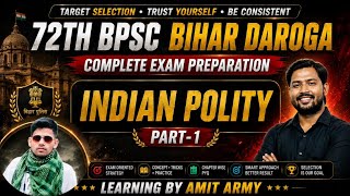 72th BPSC Bihar Daroga Complete Exam Preparation | Indian Polity Part-1 SSC CGL 2026 POLITY MTS