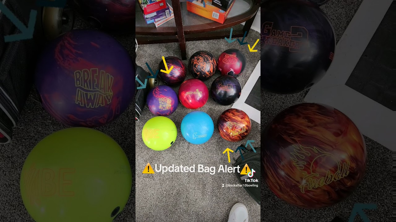 New Bag Update! Added the Extreme Envy, Radical Break Away & Ebonite Fireball! 
