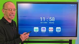 (4-Minute Review) HKMLC Smart Board  55 Inch Interactive Whiteboard Built-in 4800MP Camera