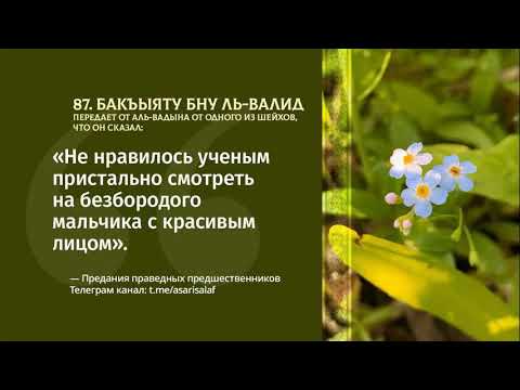 87. Асар от Бакъыята бну ль-Валид || Абу Яхья Крымский