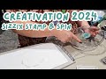 Creativation 2024  sizzix new stamp  spin demo