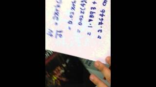 Video of applied calculus assignment 2