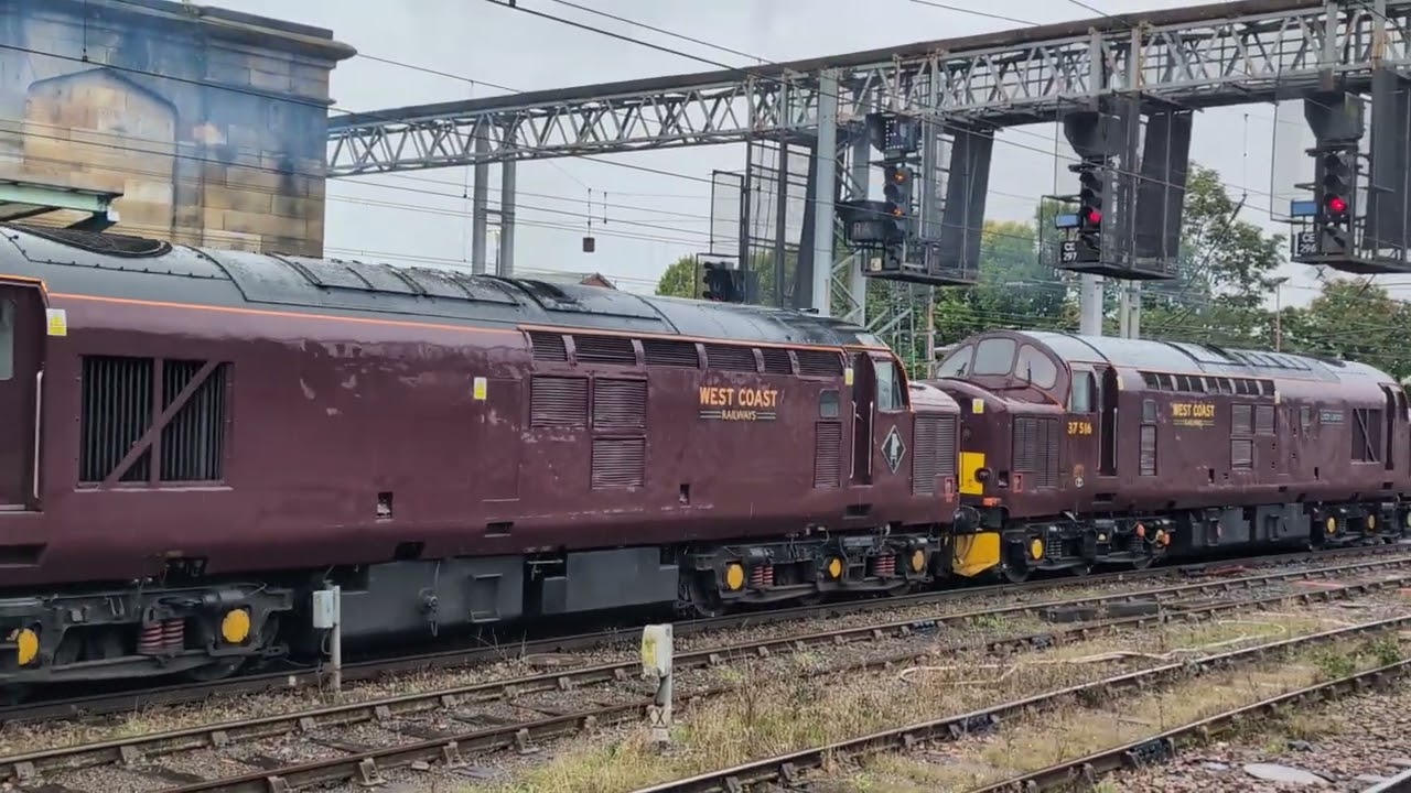 WCRC Class 37's + 57 no's: 37516 + 37706 + 57314 @ Carlisle (1Z87) 20/09/2025.