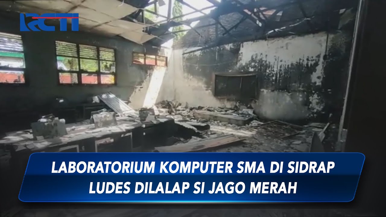 Korsleting Listrik, Laboratorium Komputer SMA di Sidrap Ludes Dilalap si Jago Merah