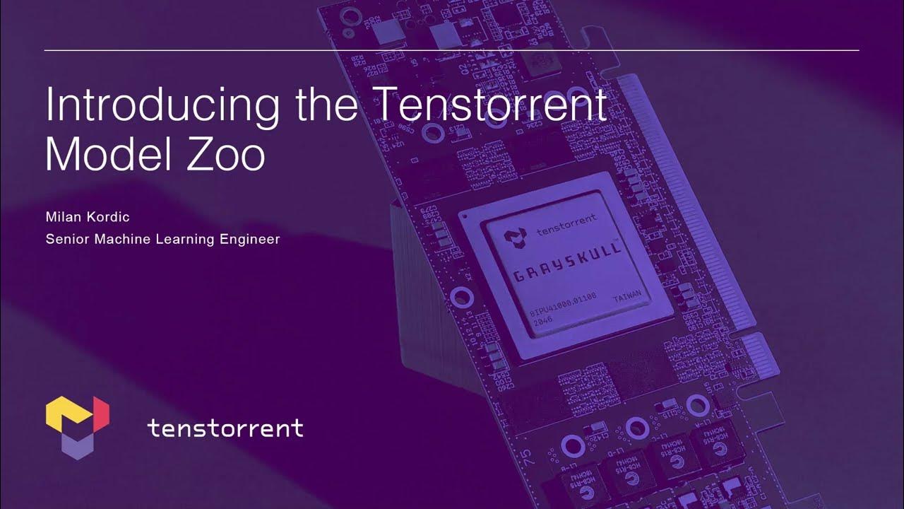 Introducing the Tenstorrent Model Zoo w/ Milan Kordic YouTube