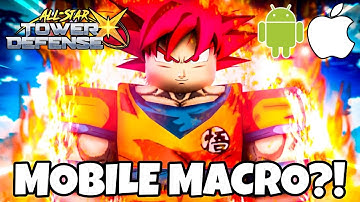 How To EASILY Macro On YOUR Phone In All Stars Tower Defense X?! (Any Device)