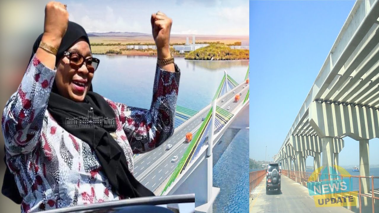 MUONEKANO WA SASA DARAJA LA KIGONGO BUSISI NGUZO YA KWANZA HADI YA ...