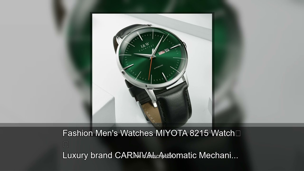 Fashion Men's Watches MIYOTA 8215 Watch Luxury brand CARNIVAL Automatic Mechanical Wristwatch S