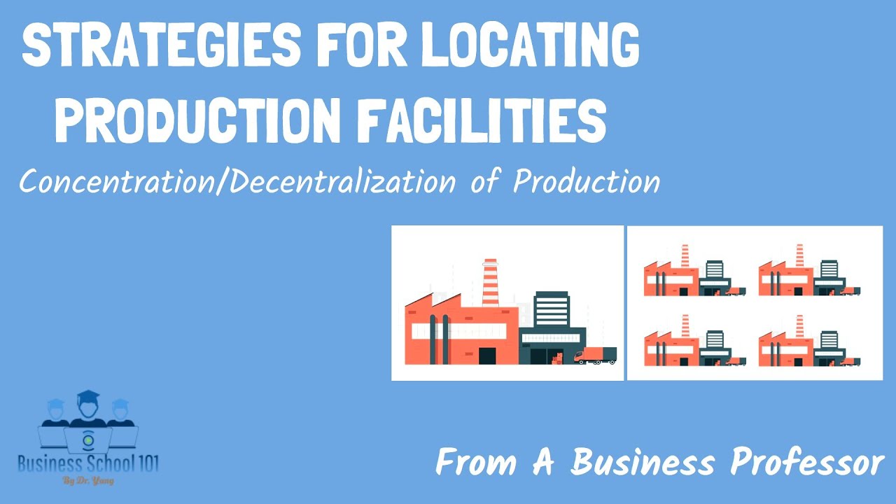 Strategies for Locating Production Facilities International Business From A Business