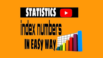 introduction of index numbers/simple and composite index numbers