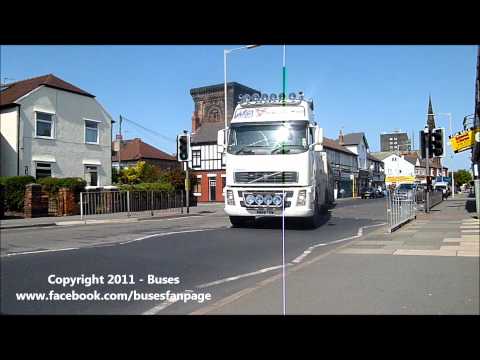 Avon Buses, Dennis Dart #129 Broken down in Wallasey.