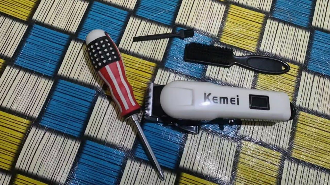Pemula jangan takut !!! cara bongkar pasang clipper kemei | Cara menyetel tuas dan pisau klipper