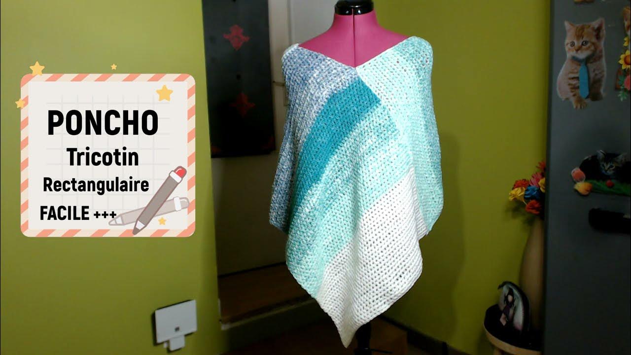 Comment Faire Un Poncho Au Tricot Facile Adute Video Coquiage TRICOTIN COMMENT FAIRE UN PONCHO FACILE - YouTube