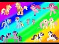 My Little Pony Transforms - Gender Swap Mane 6 Everypony All Colors MLP - Coloring Videos For Kids