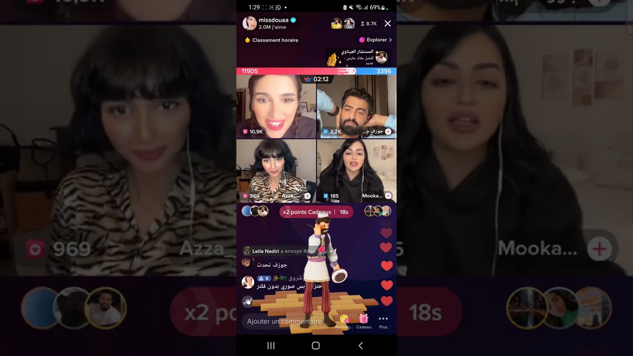 ميس دعاء و جوزيف مدور يختار معاها الملابس لي تلبسها لتروح تركب الخيل