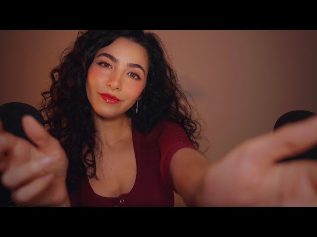 ASMR Touching Your Face While I Whisper for Deep Sleep 💤