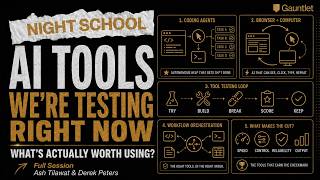 The AI Tools We're Testing Right Now | Night School with Ash Tilawat & Derek Peters | Gauntlet AI screenshot 5