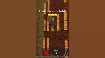 I built doors in babft 🤑🤑🤑