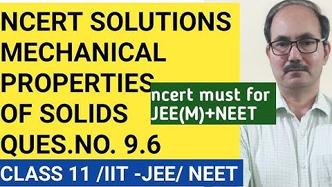 NCERT SOLUTIONS CLASS 11 PHYSICS/QUES.NO.9.6 CHAP-9/PHYSICS4YOU