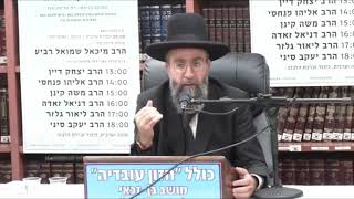 אכילת בשר בתשעת הימים - הרב אלמוג לוי