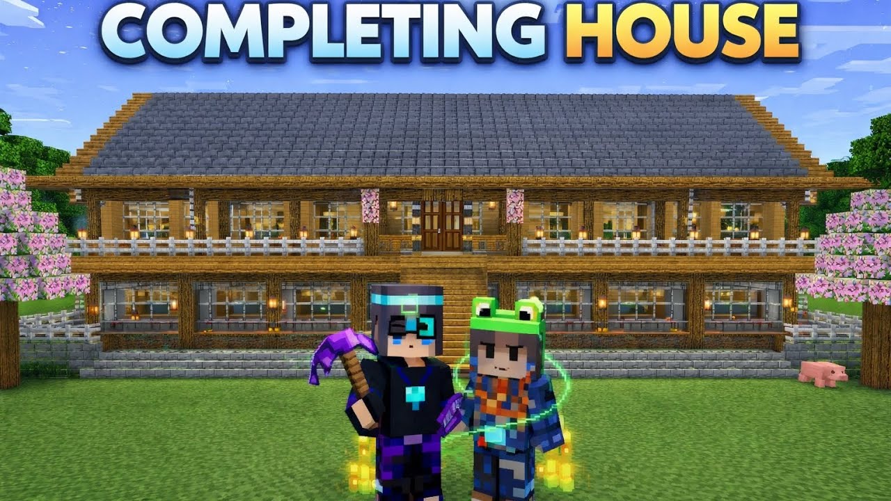 MINECRAFT survival series #9 with SynoPlayz completing House