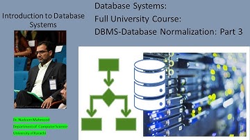 DBMS-Database Normalization: Part 3