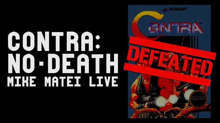 Contra No-Death Run DEFEATED! - Mike Matei Live
