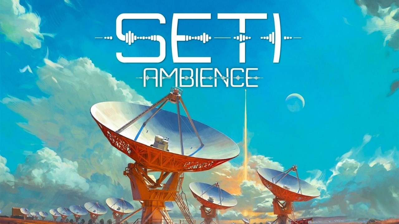 SETI Board Game Ambience | Deep Space Ambient Music with Scientific Signals and Game Scenes