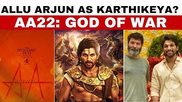 Allu Arjun As Karthikeya ? | God of War - AA22 | Allu Arjun | Trivikram | Naga Vamsi