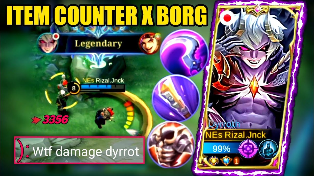 Dyrroth Counter Build item Dyrroth tersakit 2022 Patch terbaru