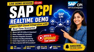 SAP CPI Realtime Demo | Learn SAP Cloud Integration with Real-Time Scenarios 🚀