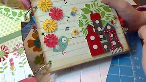 My Tweets Mini Album Tutorial Part 1 (Simple)