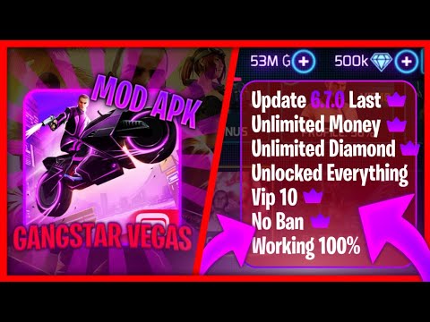 #2023 Gangstar Vegas Mod Apk 6.7.0g Gameplay – Unlimited Money, Diamonds, Vip 10, Working 100%