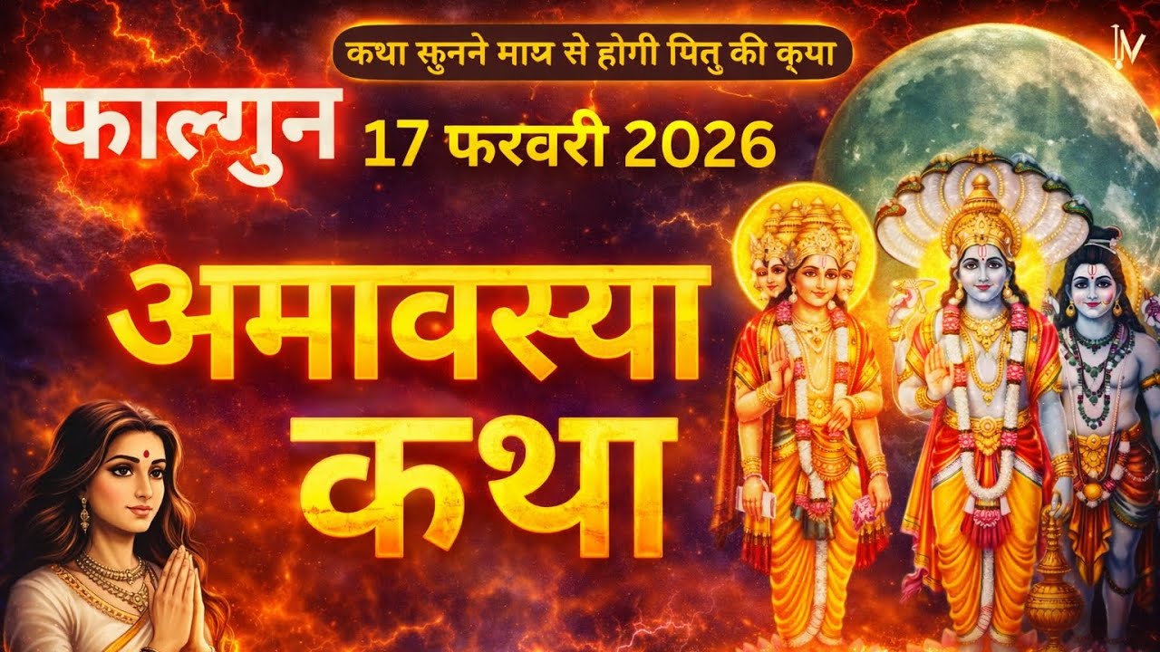 17 फरवरी 2026🔥 अमावस्या कथा🙏 पितृ होंगे प्रसन्न! सिर्फ कथा सुन लो!पितरों की बरसेगी कृपा 💫 #amavasya 
