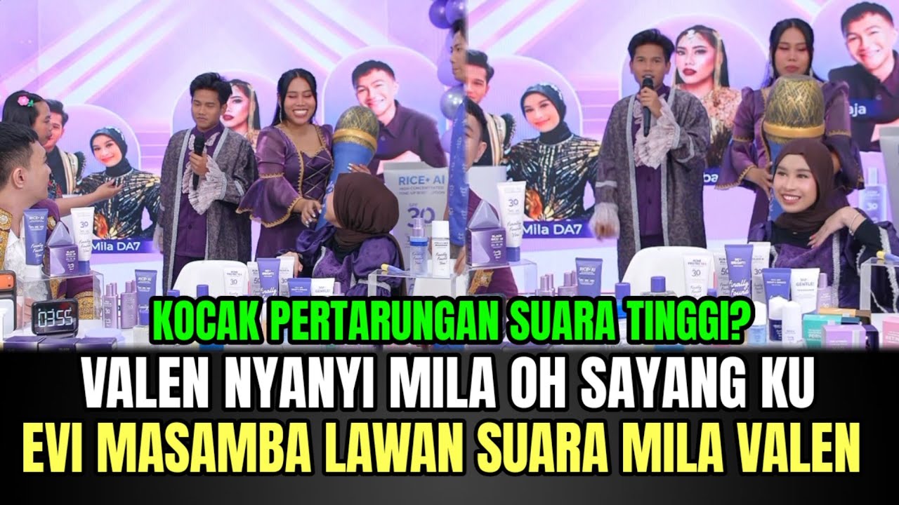Valen Nyanyi Mila Oh Sayang Ku, Evi Masamba Lawan Suara Mila Valen!
