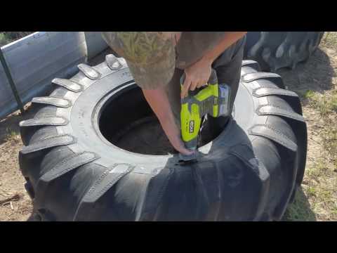Tractor Tire Yard Art