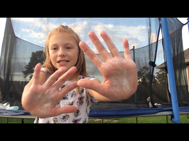 PUTTING 4 BATHROOM PRODUCTS ON MY TRAMPOLINE😱😱😱😱