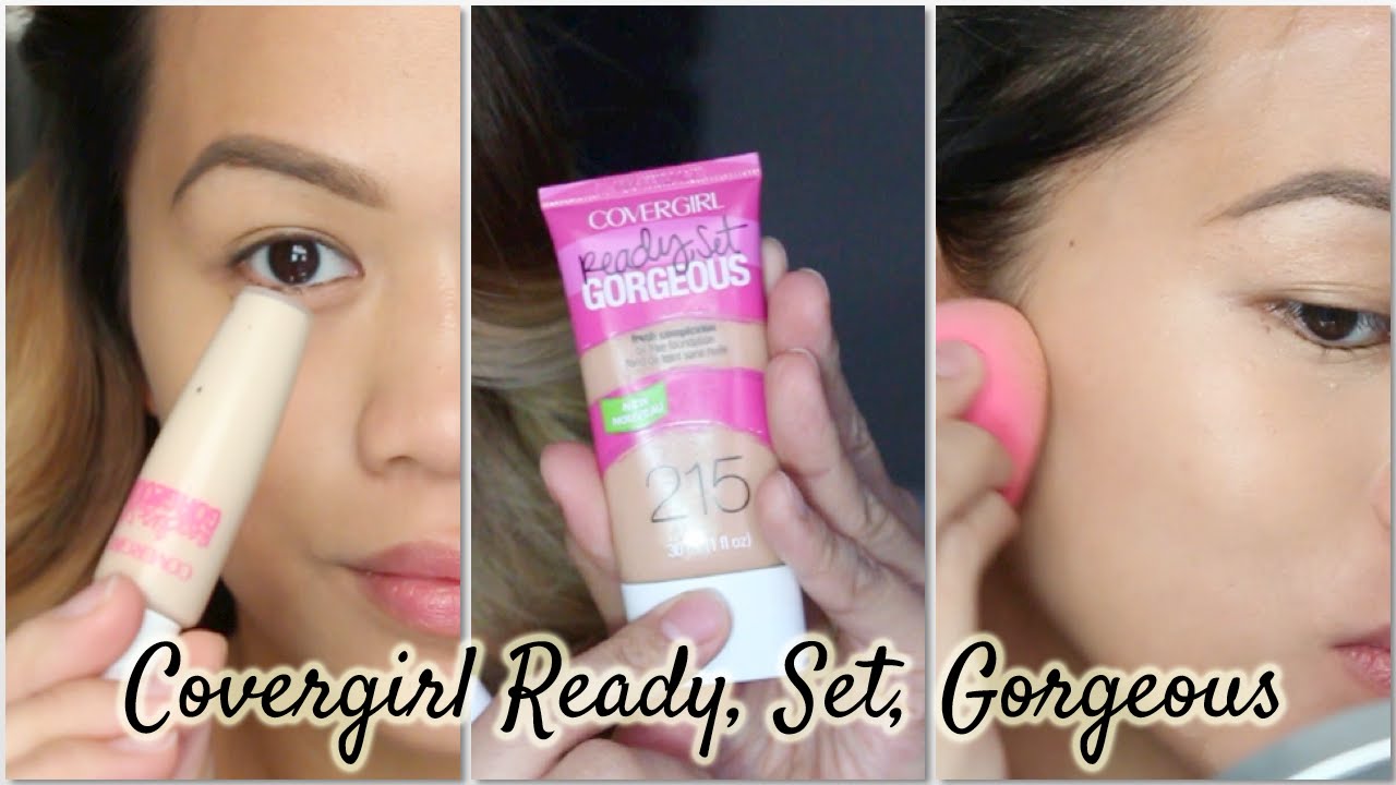 COVERGIRL Ready, Set, REVIEW & DEMO! (9 Hours of Wear) YouTube