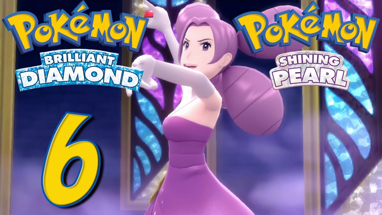 Pokemon Brilliant Diamond & Pokemon Shining Pearl Part 6 Hearthome City Gym Fantina Boss