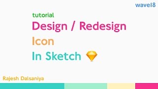 Icon Designing in Sketch App Tutorial