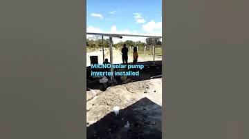 MICNO العاكس المضخة الشمسية 