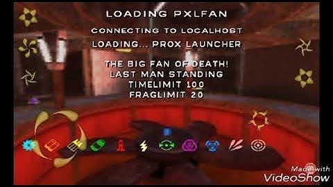 All weapons in openarena