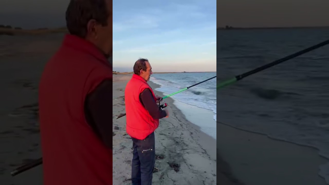 Πρώτο ψάρεμα με τον θείο Γιώργο στο Αγίασμα καβάλας