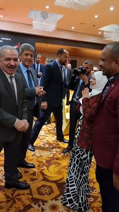 BANG ONIM TEMUI PM PALESTINA SAMPAIKAN PESAN SALAM RAKYAT INDONESIA