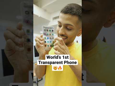 World’s first Transparent Phone🤯📱