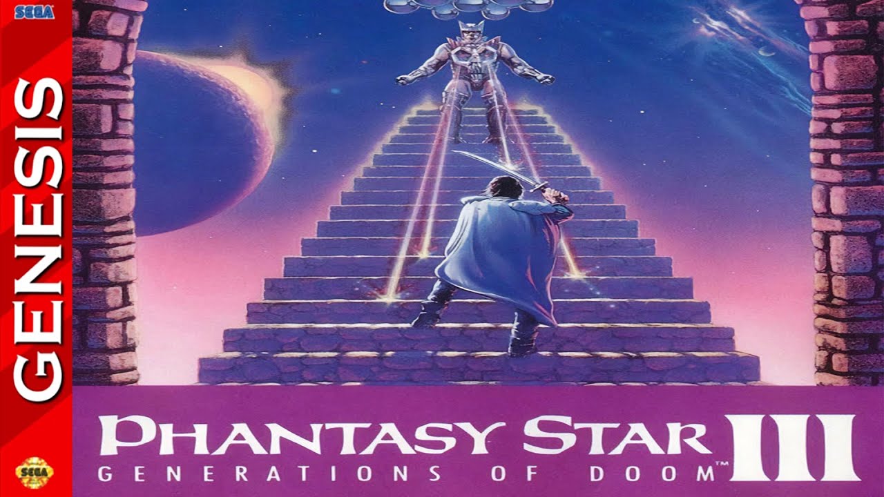 Phantasy Star III Megadrive Sans notice