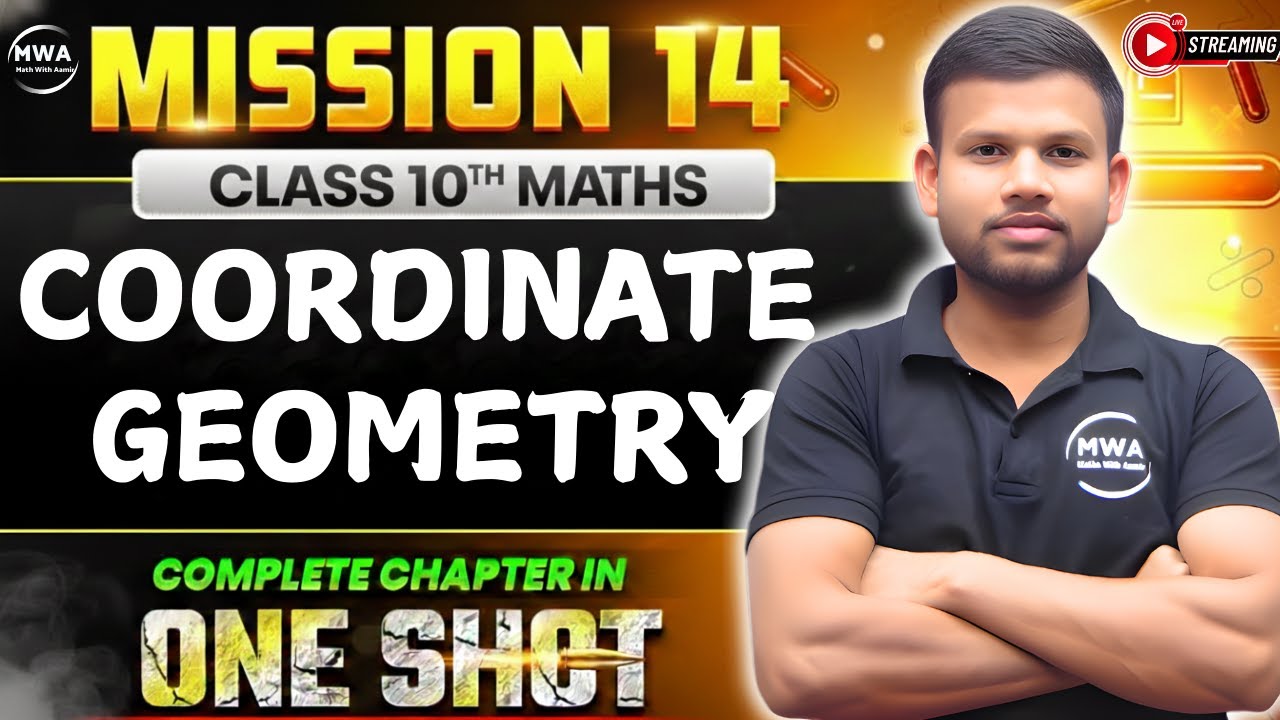🚀 Mission: 14 Days | 14 Chapters📘 Day 1 – Coordinate Geometry ||  Maths Class 10 || #mathwithaamir