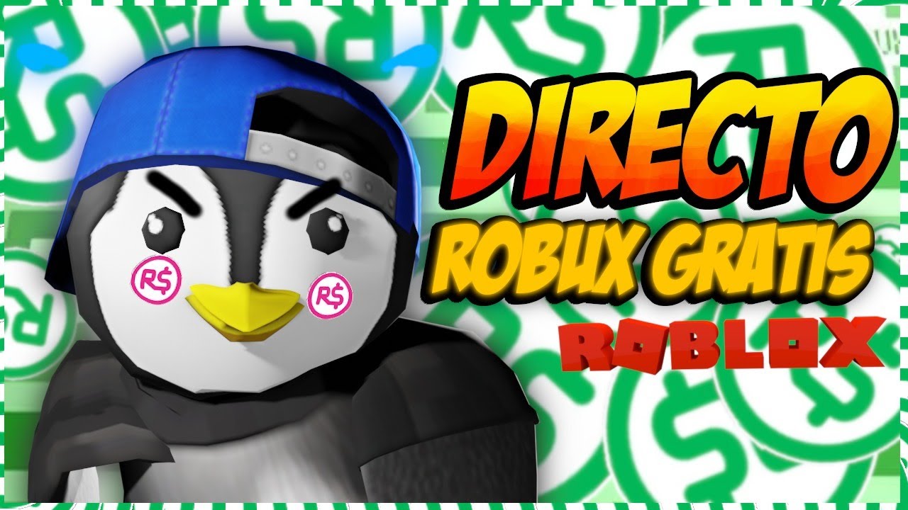 Gana Robux Gratis En Directo Roblox Con El Leshero Morrazo Youtube - gana robux roblox